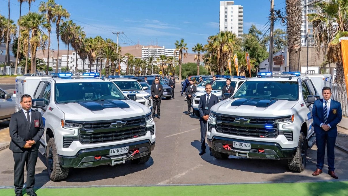 La Polic&iacute;a de Investigaciones de Chile (PDI) de Arica y Parinacota recibe m&aacute;s de 20 nuevos veh&iacute;culos con fondos del Gobierno Regional